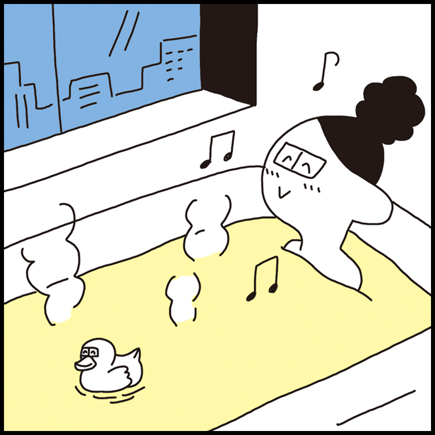 冷房の効いた部屋で冷えている女性