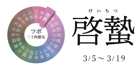 啓蟄 3/5~3/19